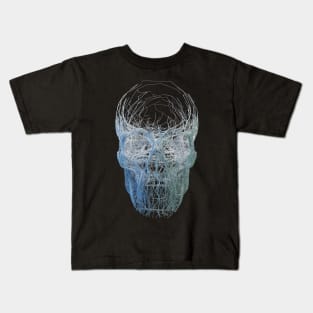 Skull Abstract Art Kids T-Shirt